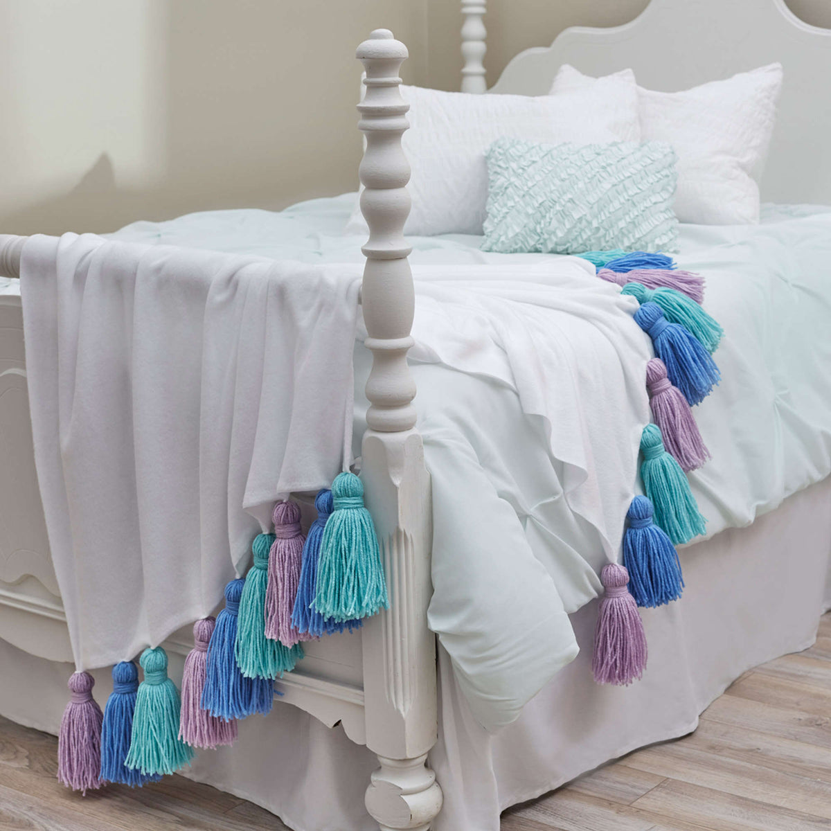 Craft Blanket made in Red Heart Super Saver Yarn