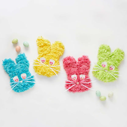 Red Heart Craft Funny Bunny Faces Single Size