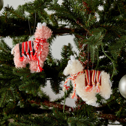 Red Heart Craft Llama Ornament Single Size