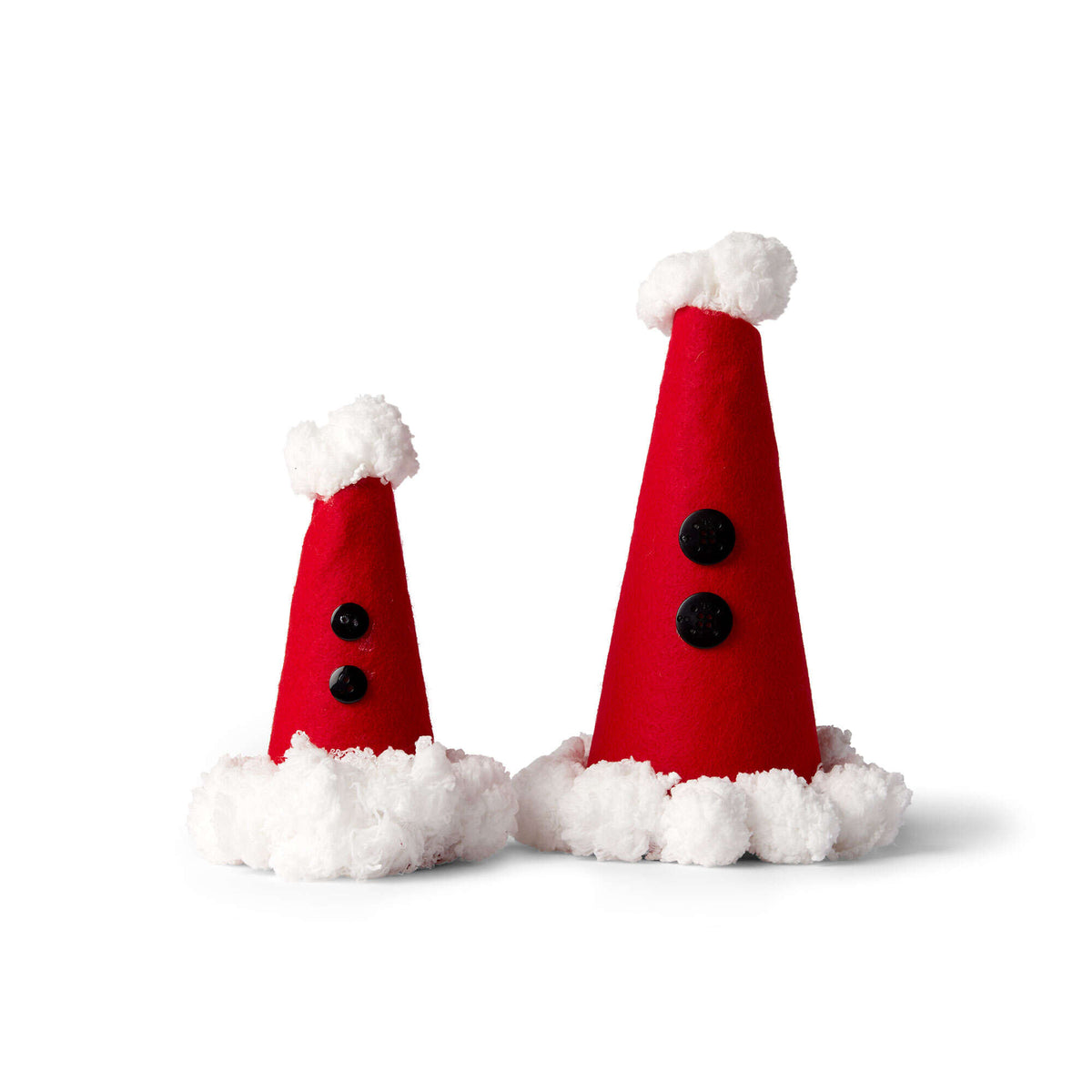 Craft Gnomes made in Red Heart Pomp-a-Doodle Yarn