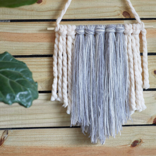 Craft Hanging made in Red Heart Dreamy Yarn