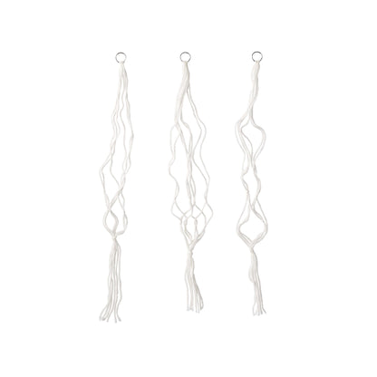 Red Heart Craft Knotted Plant Hangers Craft Hangers made in Red Heart With Love Yarn