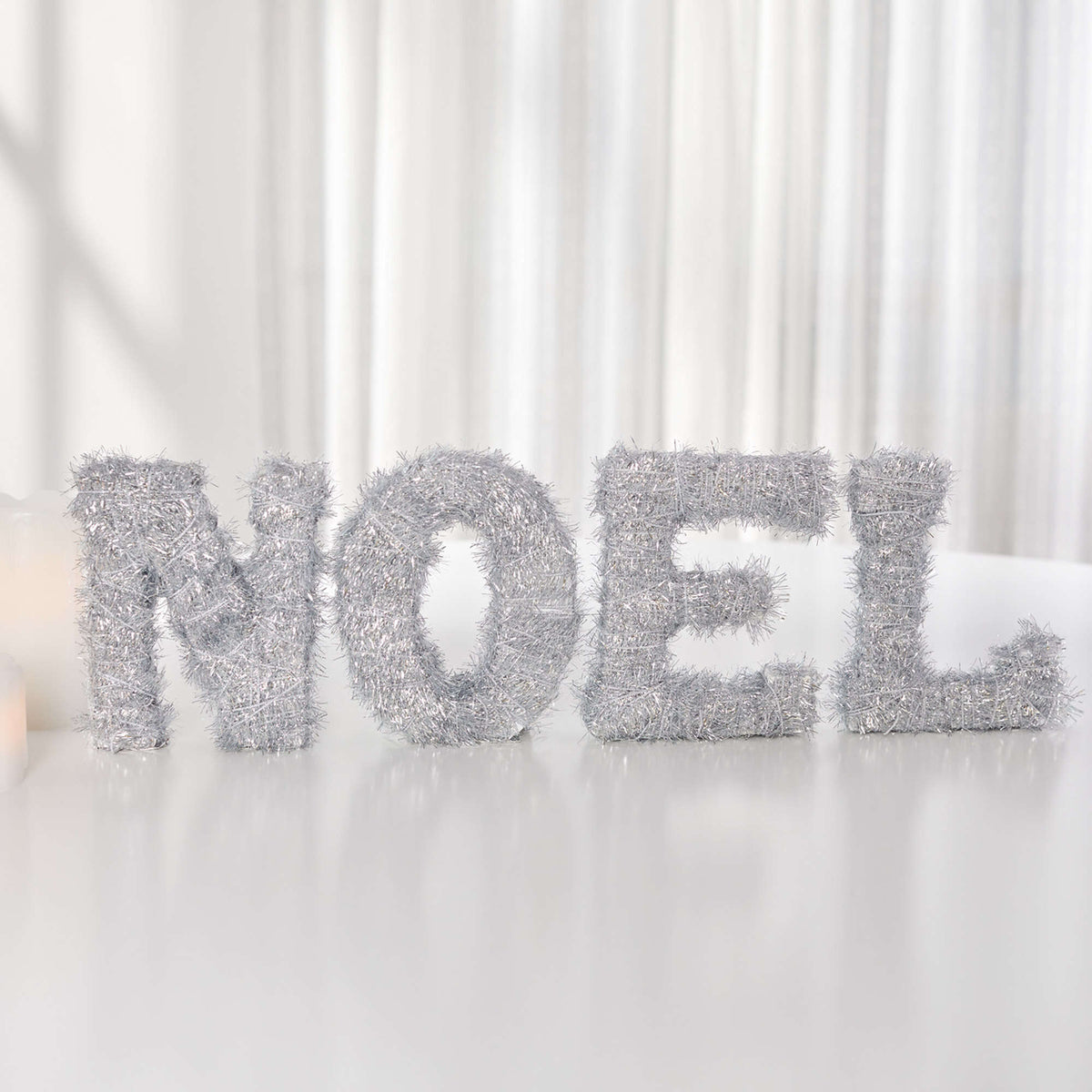 Craft Holiday Décor made in Red Heart Sparkle Yarn