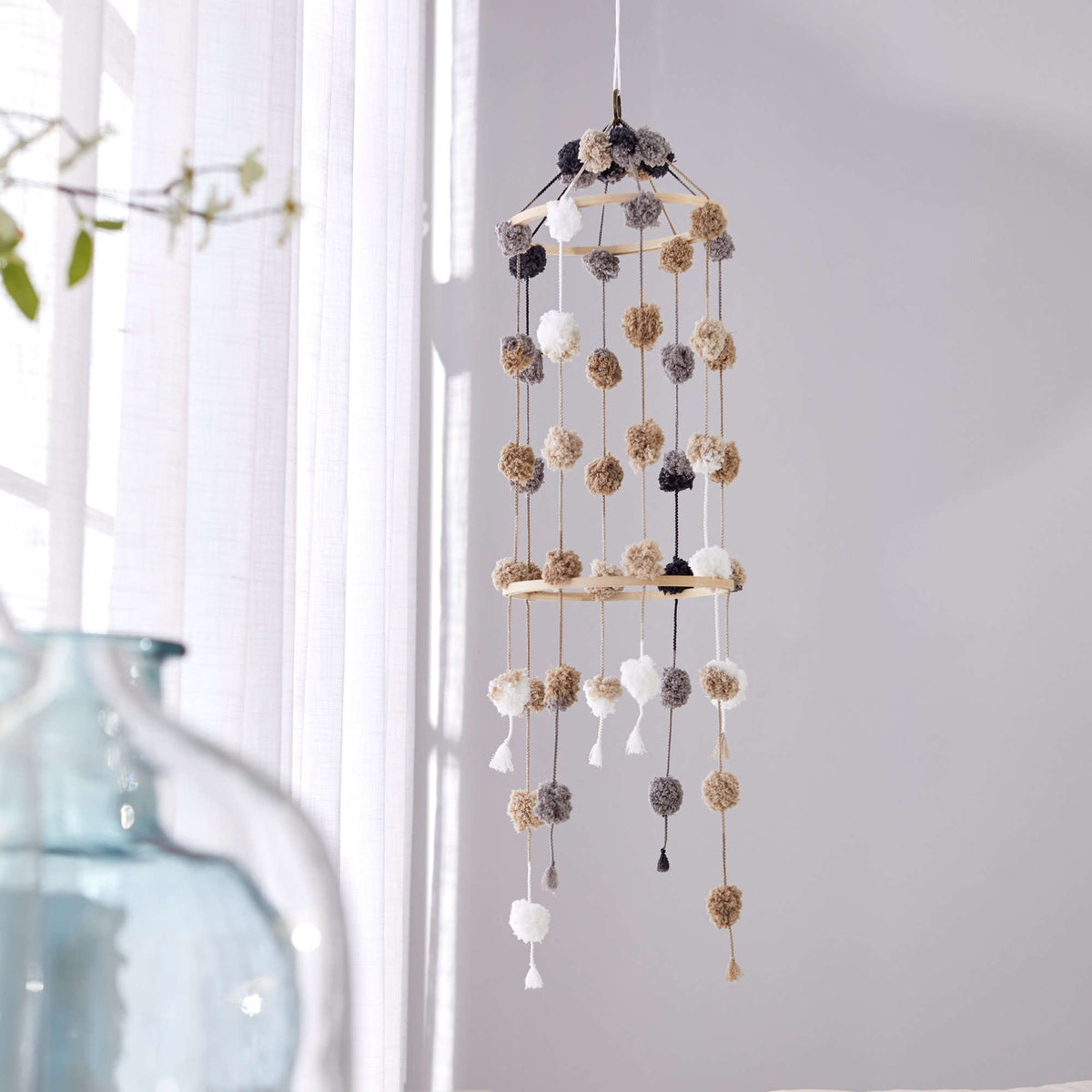 Craft Interior Décor made in Red Heart Loop-It Yarn