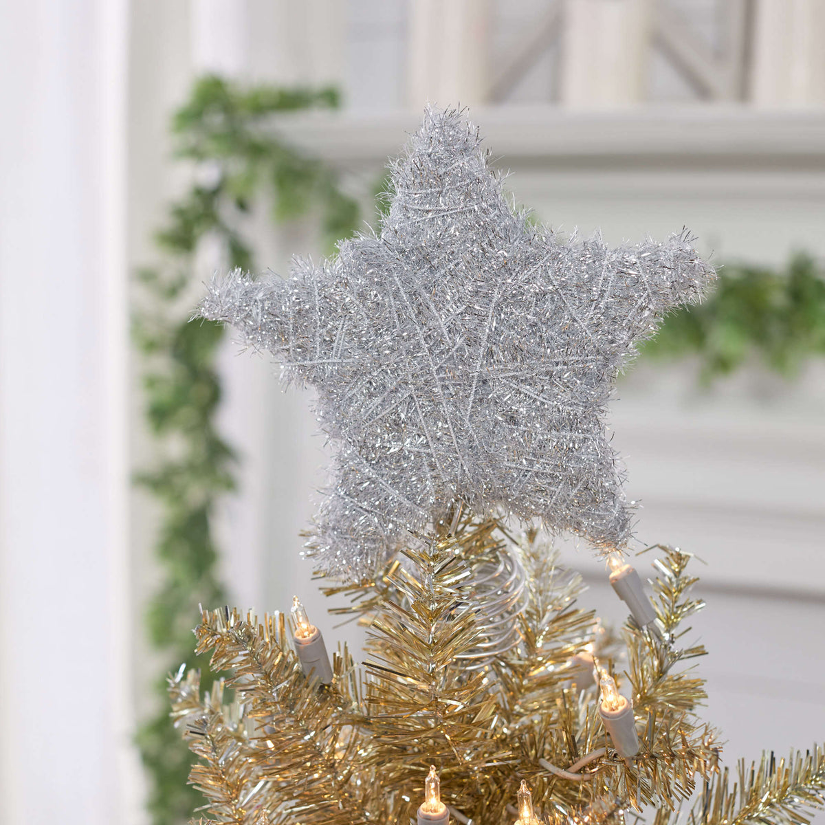 Craft Star made in Red Heart Sparkle Yarn