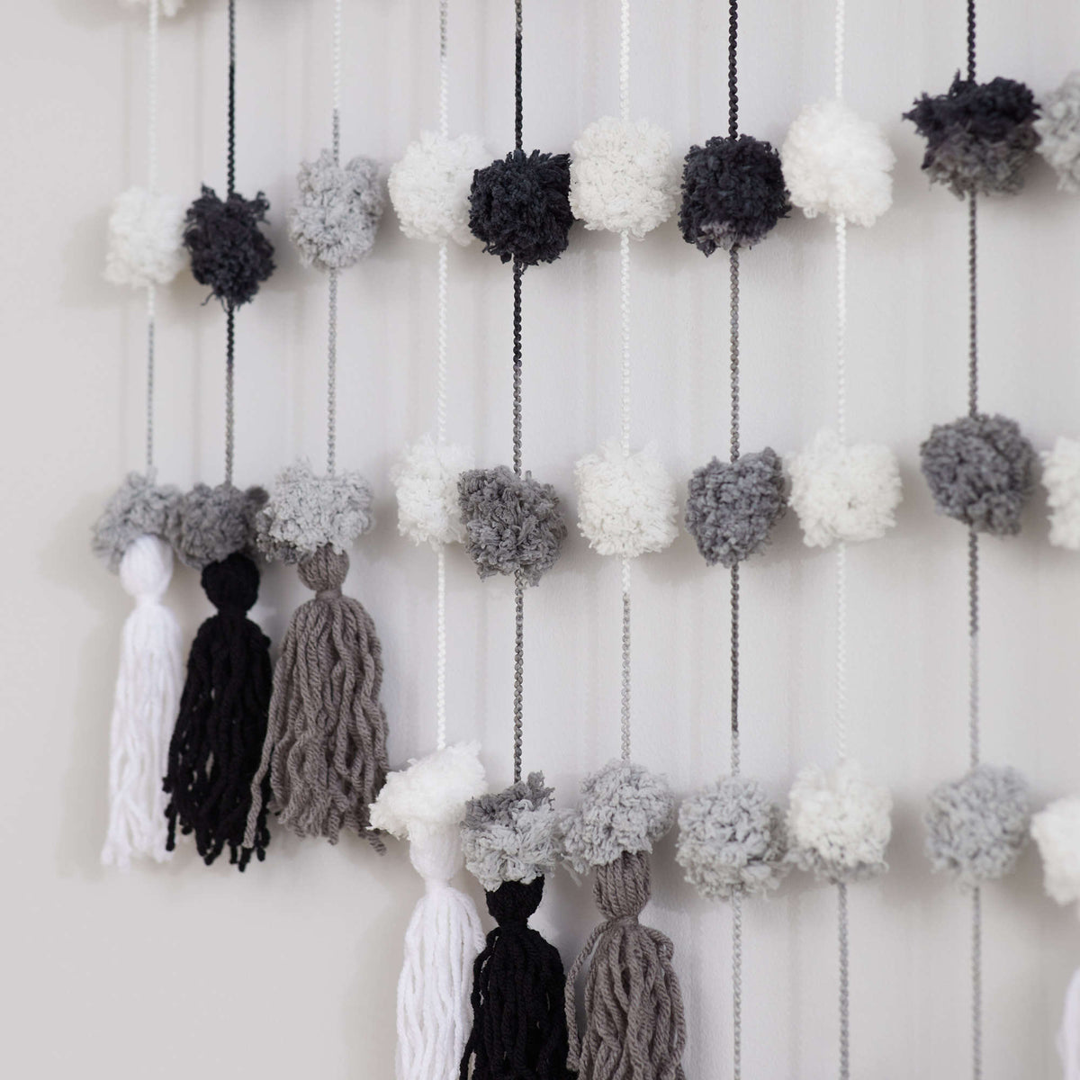 Craft Hanging made in Red Heart With Love Yarn