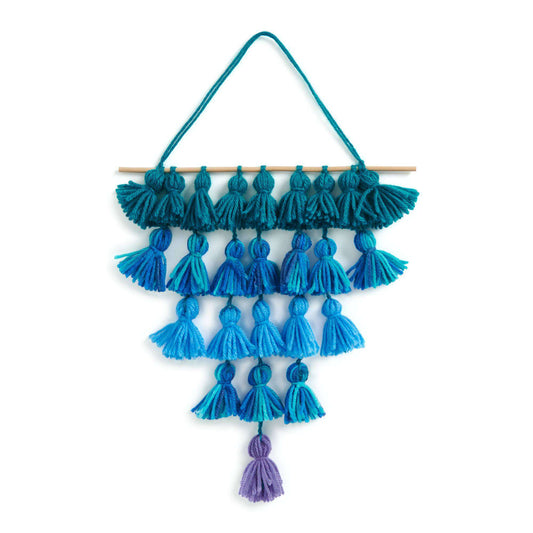 Craft Hanging made in Red Heart Super Saver Yarn