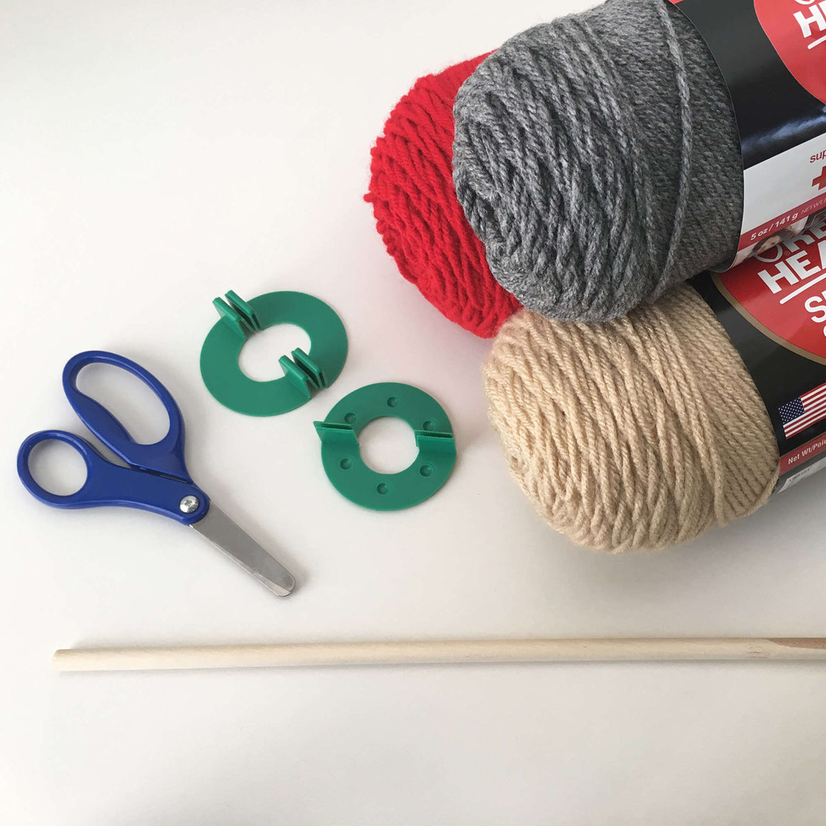 Craft Hanging made in Red Heart Super Saver Yarn