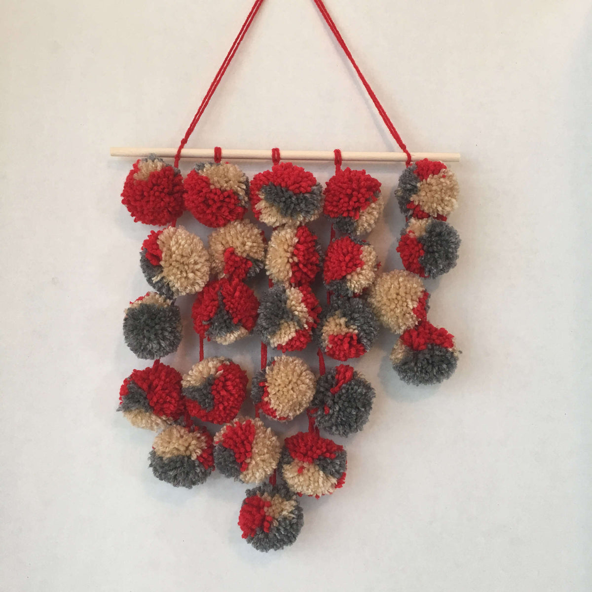 Craft Hanging made in Red Heart Super Saver Yarn