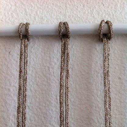 Red Heart Craft Macramé Wall Art Craft Wall Art made in Red Heart Cordial Yarn