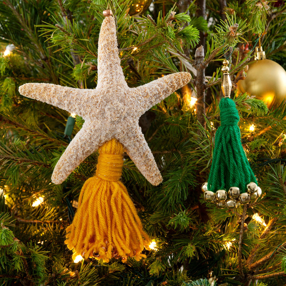 Craft Tassels made in Red Heart Super Saver Yarn