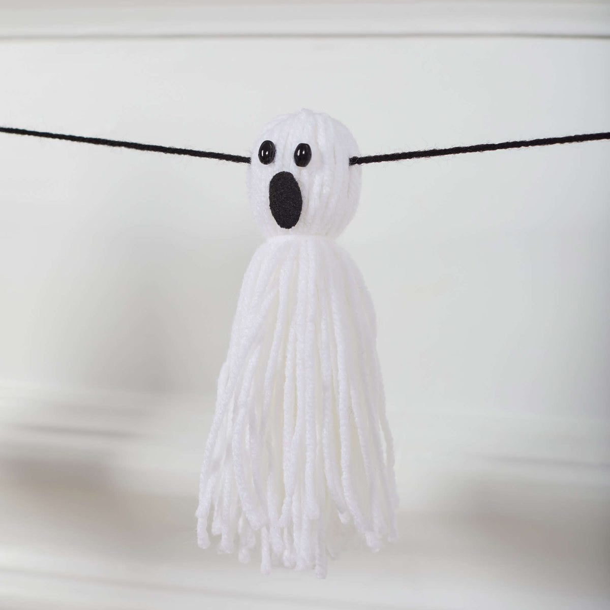 Craft Garland made in Red Heart Super Saver Yarn