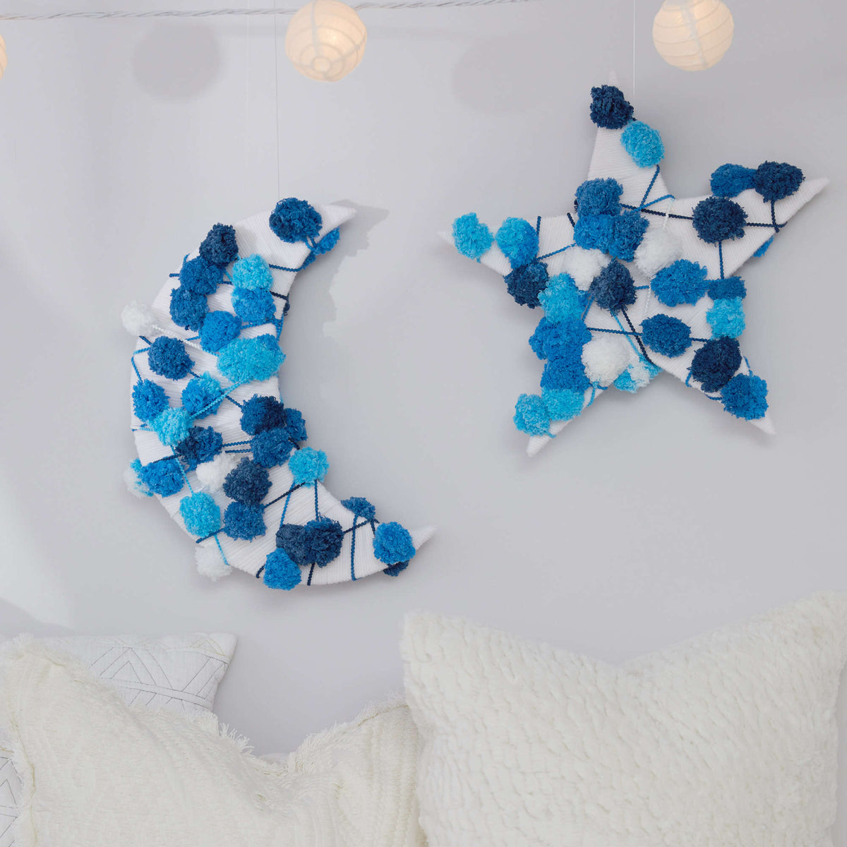 Craft Shapes made in Red Heart Super Saver Yarn