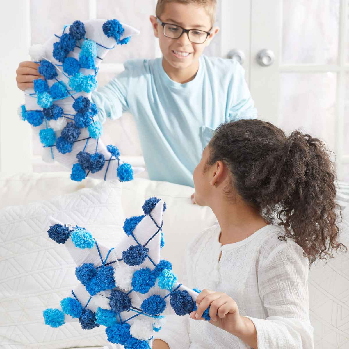 Craft Shapes made in Red Heart Super Saver Yarn