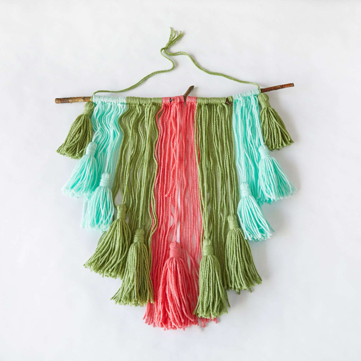 Craft Wall Art made in Red Heart With Love Yarn