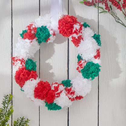 Red Heart Crafty Christmas Wreath Red Heart Crafty Christmas Wreath