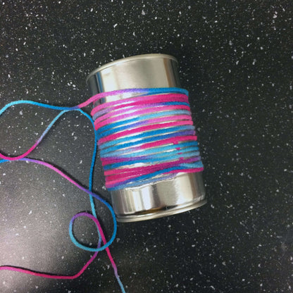 Red Heart Easy Wrap Cans Craft Interior Décor made in Red Heart Super Saver Yarn