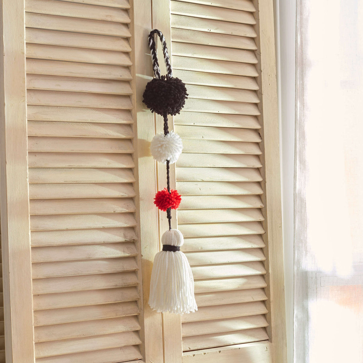 Craft Ornament made in Red Heart Super Saver Yarn