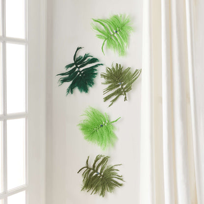 Red Heart Craft Decorative Ferns Craft Interior Décor made in Red Heart Yarn