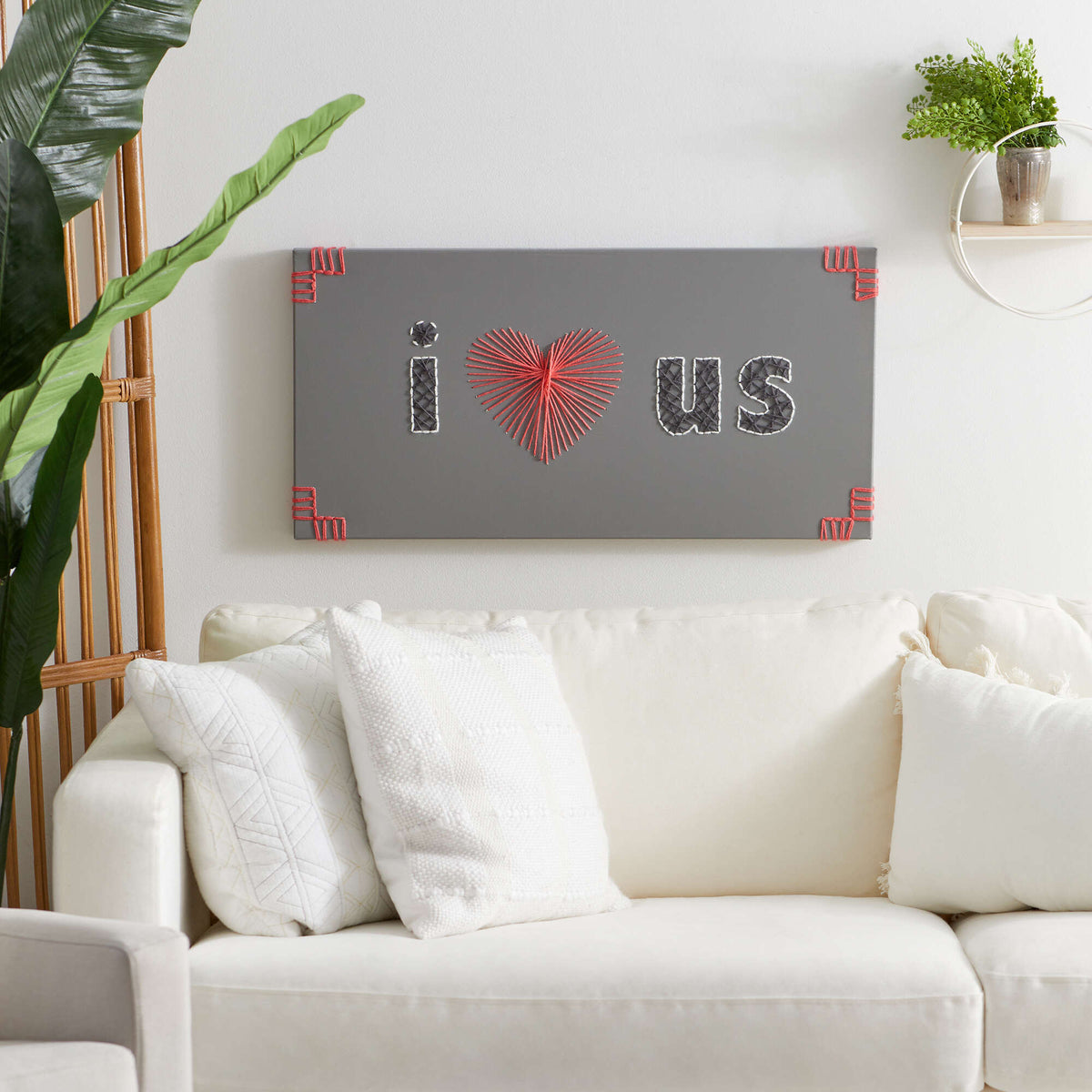 Craft String Art made in Red Heart Yarn