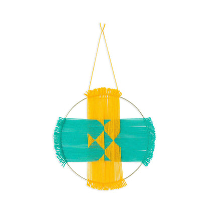 Red Heart Craft Ring Weaving Wall Hanging Trio Version 1