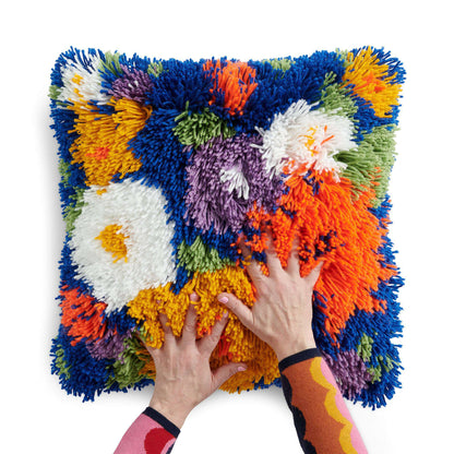 Red Heart Craft Field of Flowers Latch Pillow Cover Single Size