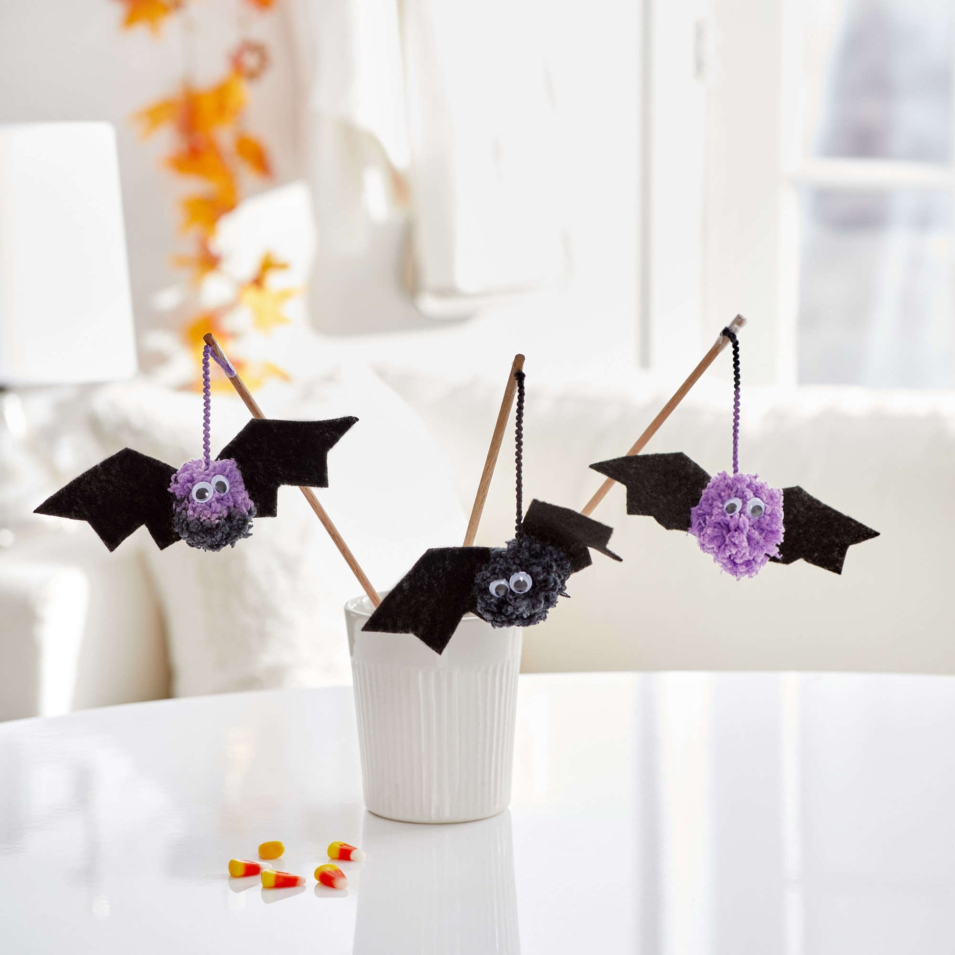 Free Red Heart Crafty Spiders And Bats Pattern