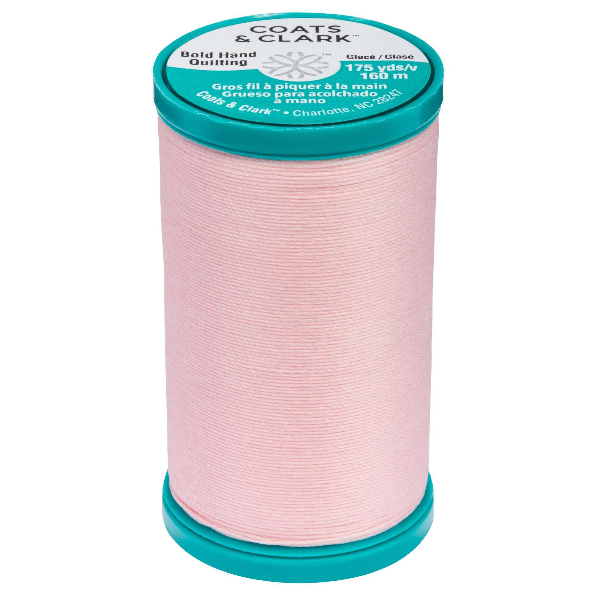 Coats & Clark Bold Hand Quilting Thread (175 Yards) Light Pink