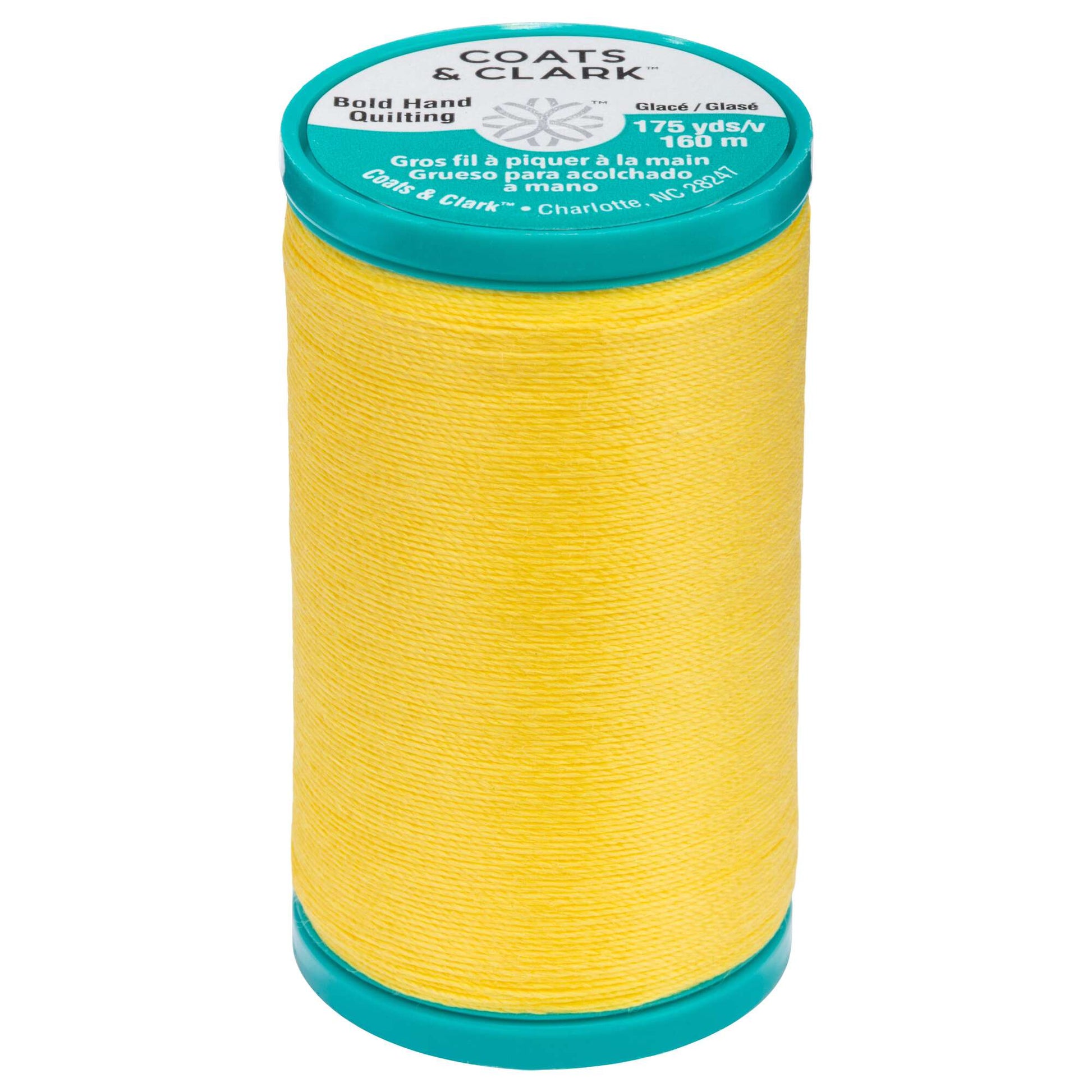 Coats & Clark Bold Hand Quilting Thread (175 Yards) Sun Yellow