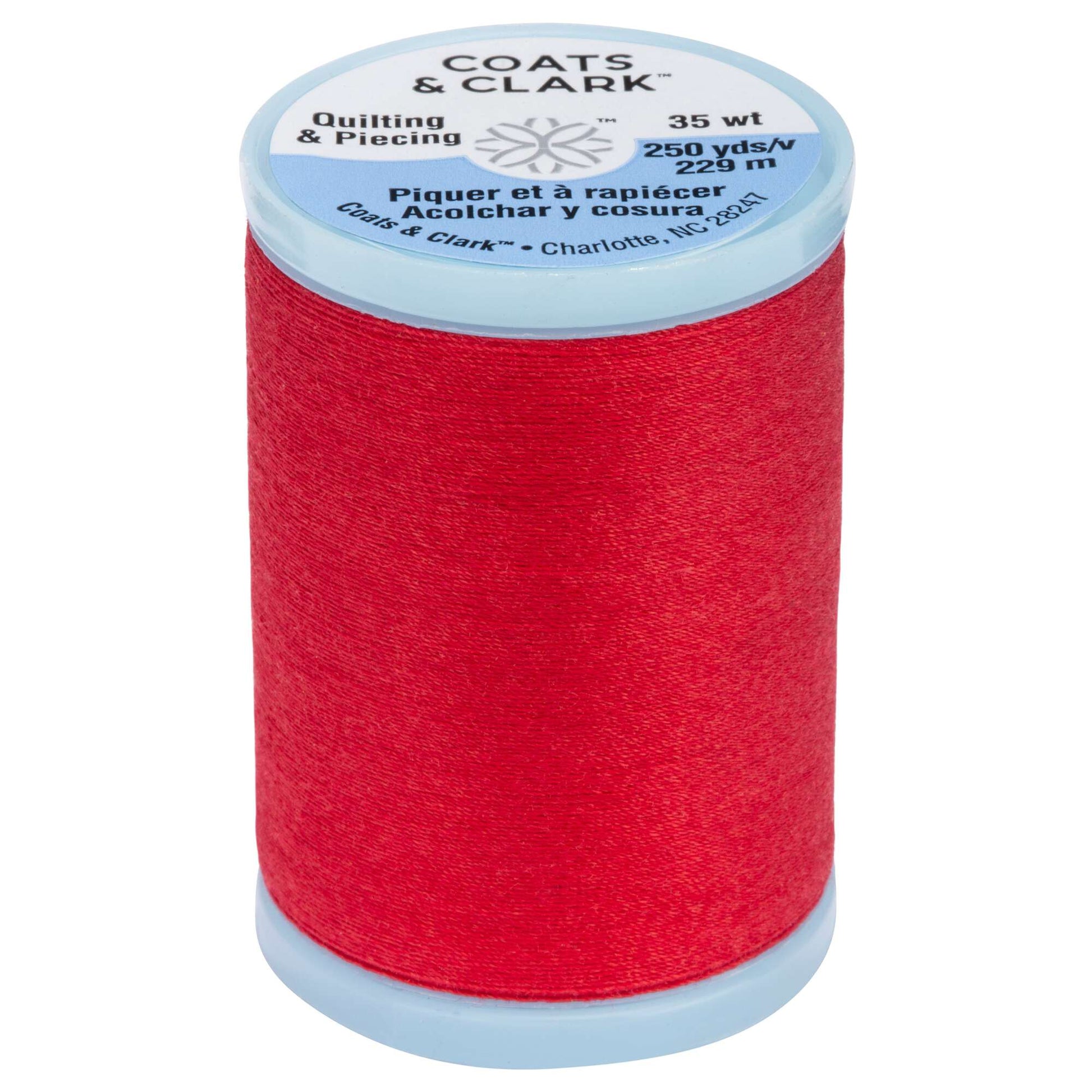 Coats & Clark Cotton Covered Quilting & Piecing Thread (250 Yards) Atom Red