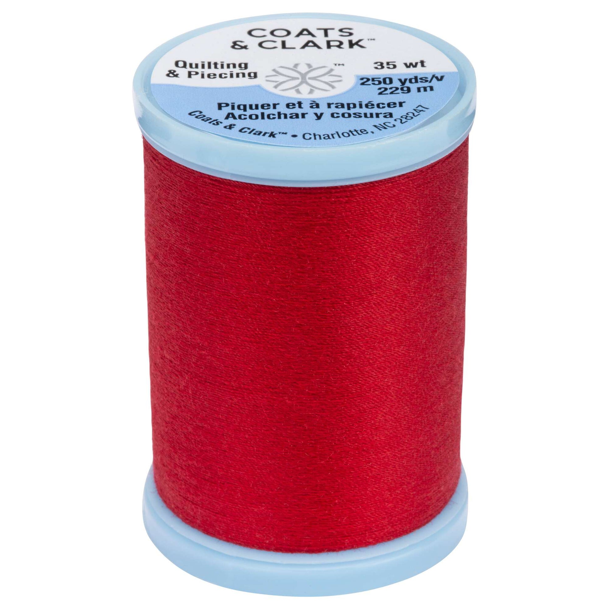 Coats & Clark Cotton Covered Quilting & Piecing Thread (250 Yards) Red