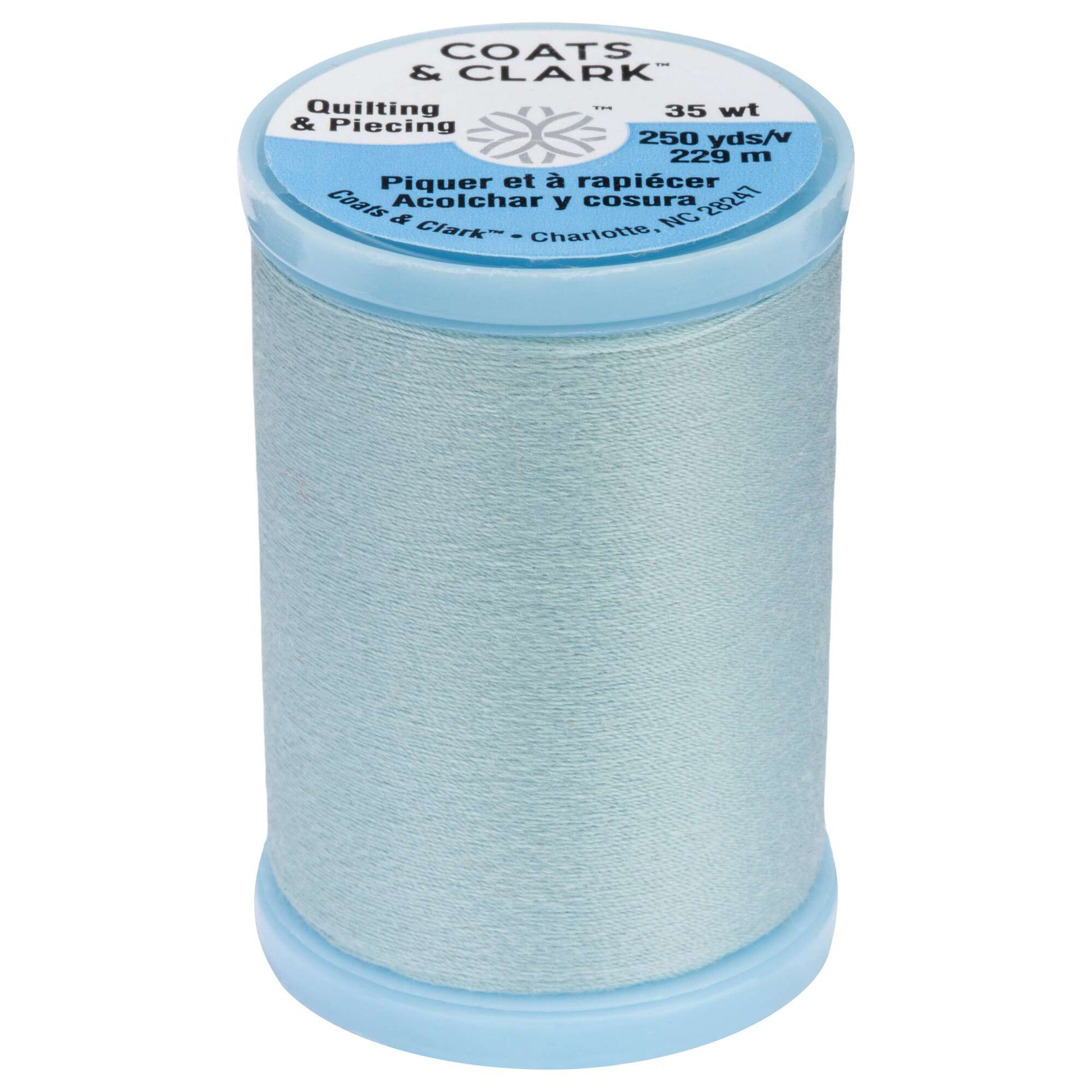 Coats & Clark Cotton Covered Quilting & Piecing Thread (250 Yards) Blue Aqua