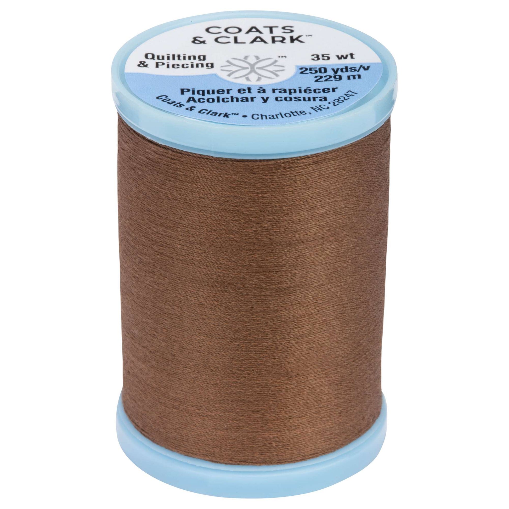 Coats & Clark Cotton Covered Quilting & Piecing Thread (250 Yards) Summer Brown