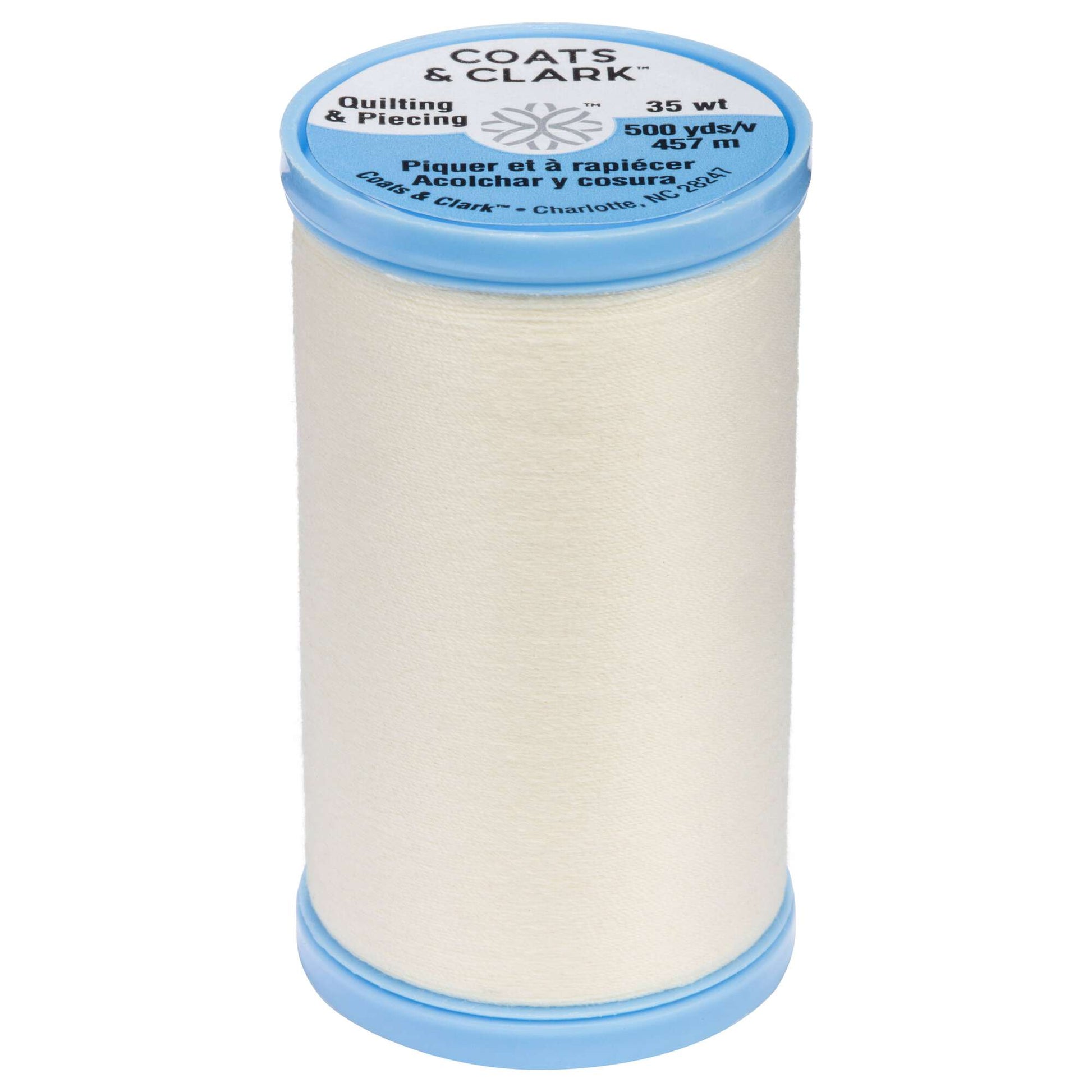 Coats & Clark Cotton Covered Quilting & Piecing Thread (500 Yards) Pearl