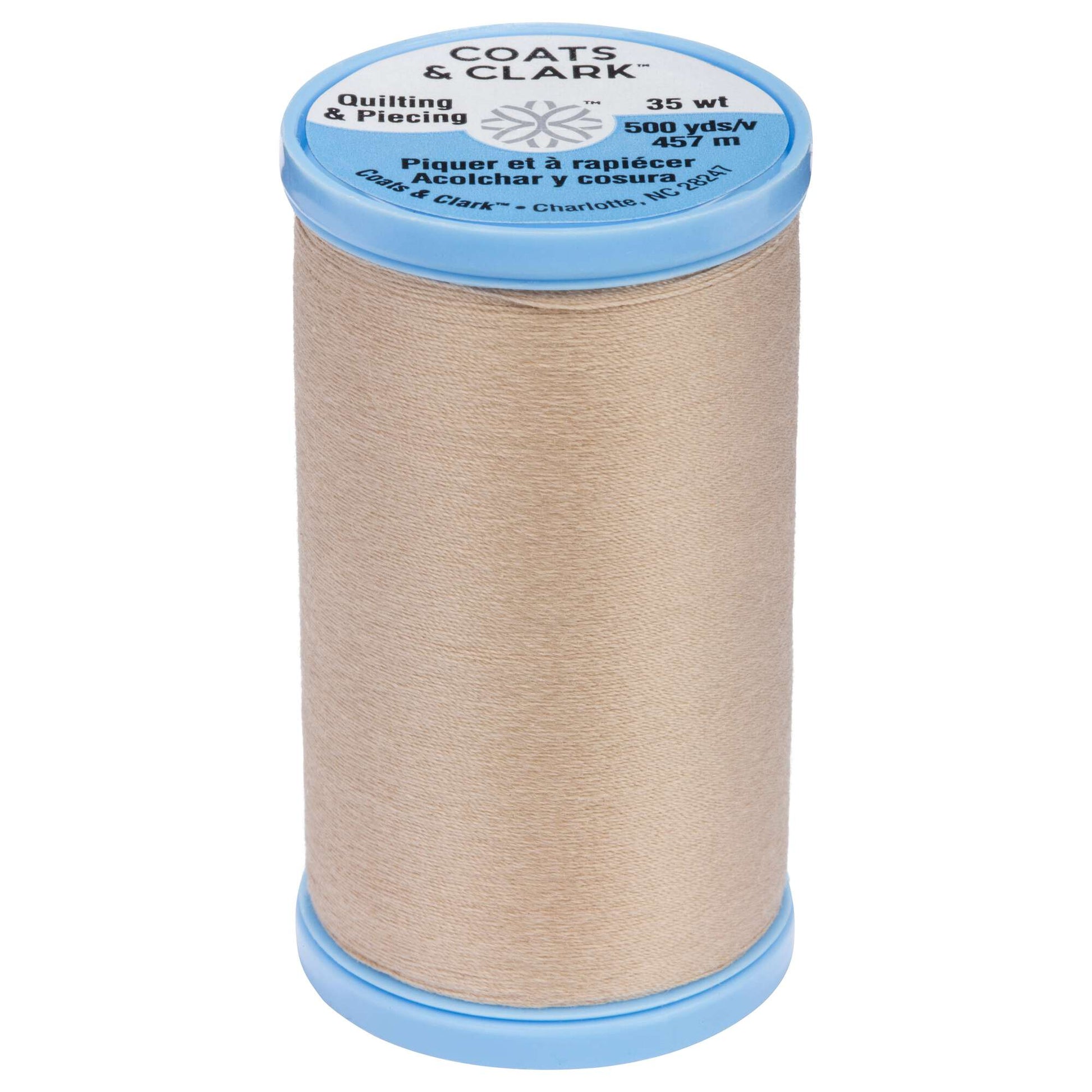Coats & Clark Cotton Covered Quilting & Piecing Thread (500 Yards) Buff