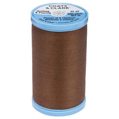Coats & Clark Cotton Covered Quilting & Piecing Thread (500 Yards) Summer Brown