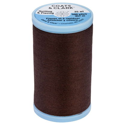 Coats & Clark Cotton Covered Quilting & Piecing Thread (500 Yards) Chona Brown