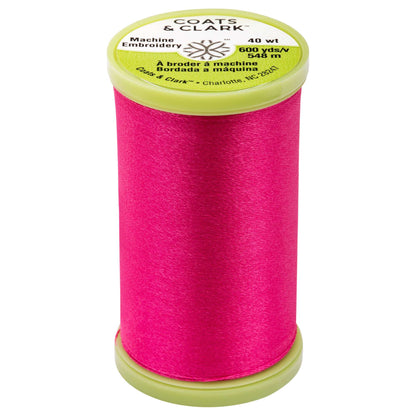 Coats & Clark Machine Embroidery Thread (600 Yards) Red Rose