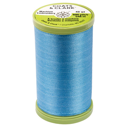 Coats & Clark Machine Embroidery Thread (600 Yards) Miracle Blue