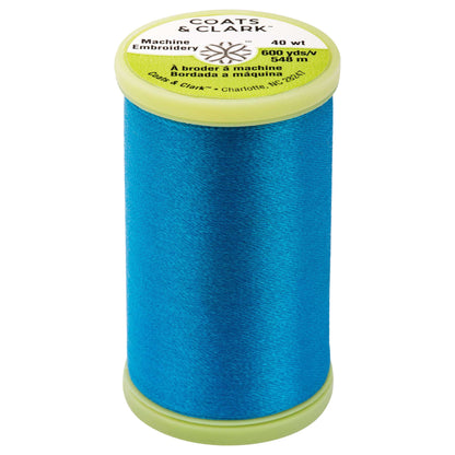 Coats & Clark Machine Embroidery Thread (600 Yards) Radiant Blue