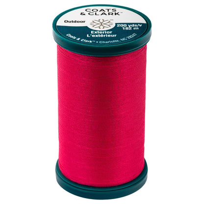 Coats & Clark Outdoor Thread (200 Yards) Bright Rose