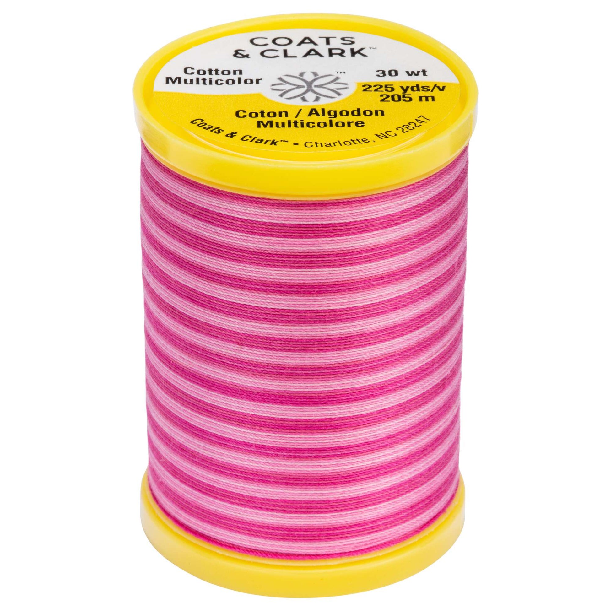 Coats & Clark Cotton Machine Quilting Multicolor Thread (225 Yards) Pink Passion