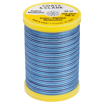 Coats & Clark Cotton Machine Quilting Multicolor Thread (225 Yards) Blue Clouds
