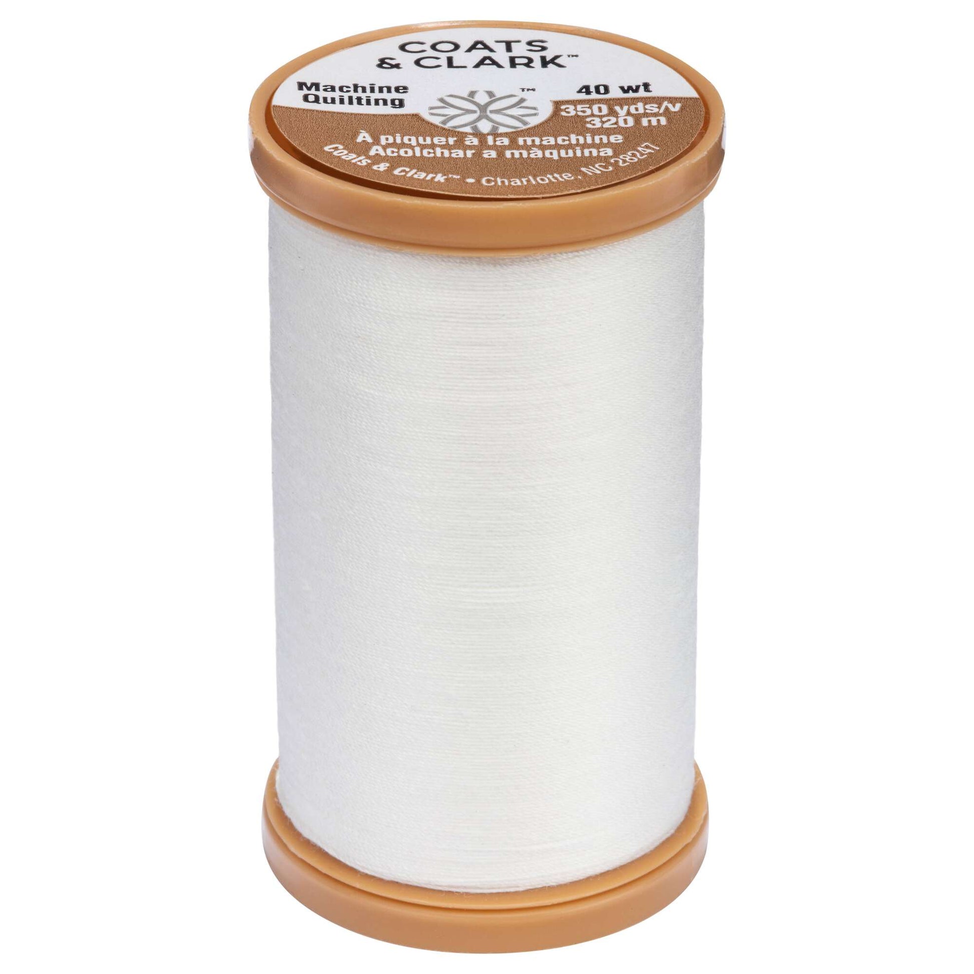 Coats & Clark Cotton Machine Quilting Thread (350 Yards) Winter White