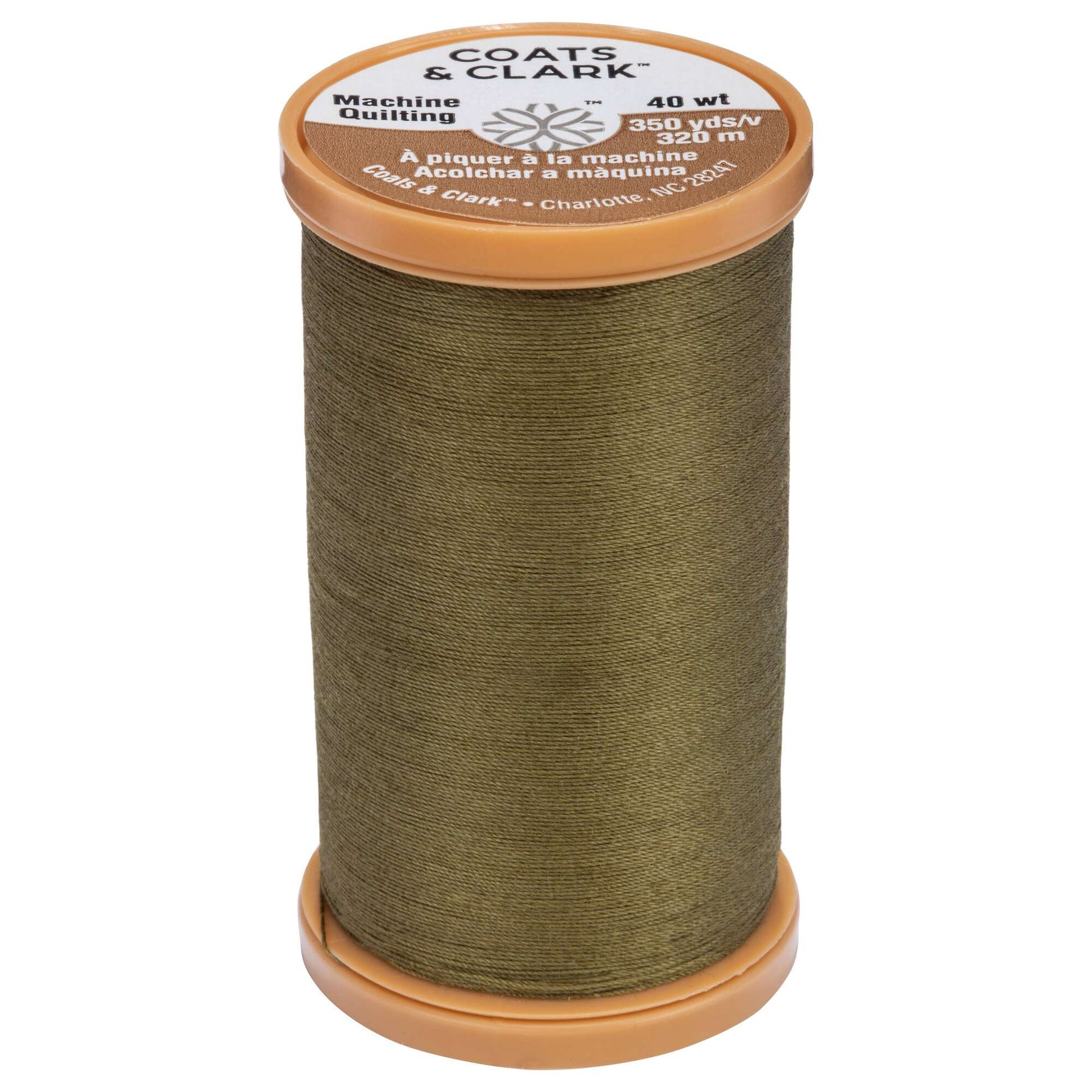 Coats & Clark Cotton Machine Quilting Thread (350 Yards) Bronze Green