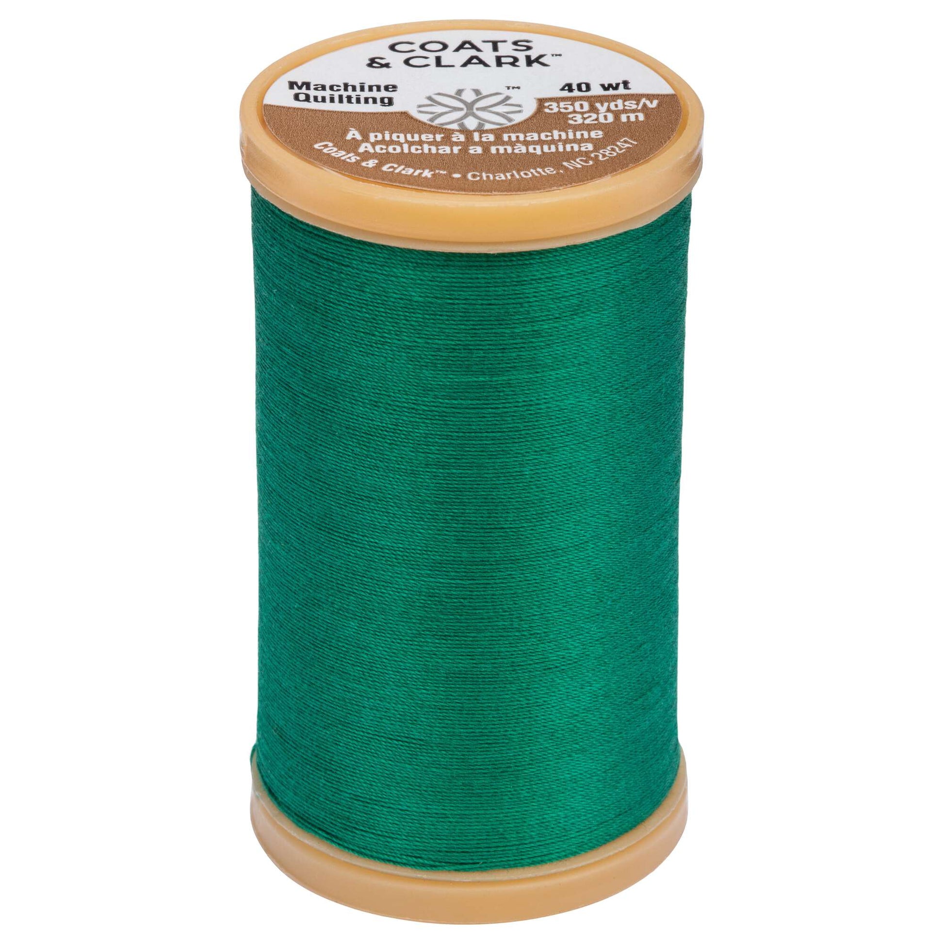 Coats & Clark Cotton Machine Quilting Thread (350 Yards) Field Green