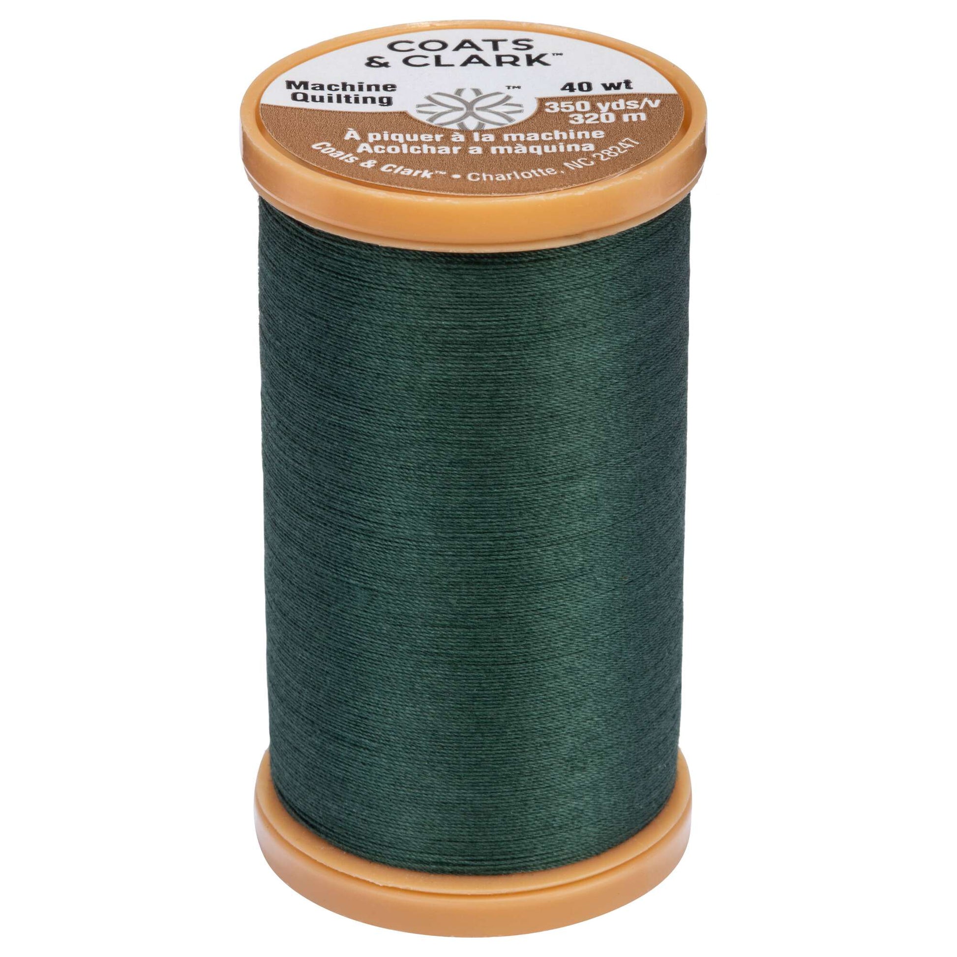Coats & Clark Cotton Machine Quilting Thread (350 Yards) Forest Green