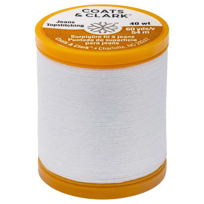 Dual Duty Plus Jeans & Topstitching Thread (60 Yards) White