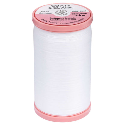 Coats Cotton Hand Quilting Thread 350yd White