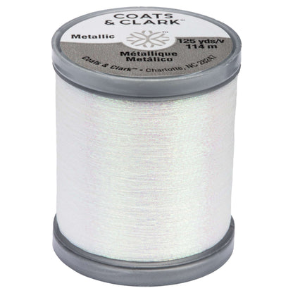 Coats & Clark Metallic Embroidery Thread (125 Yards) Pearl (Metallic)